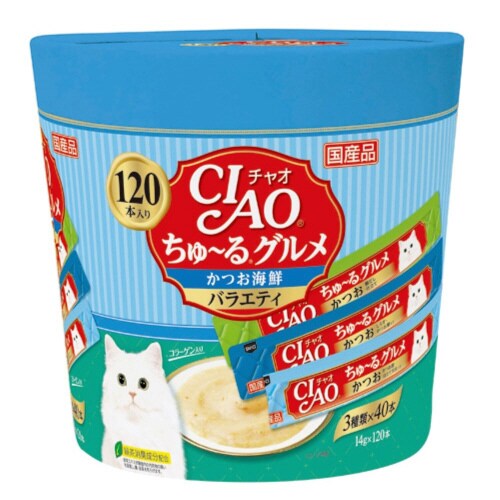 CIAOちゅーるグルメ かつお海鮮バラエ