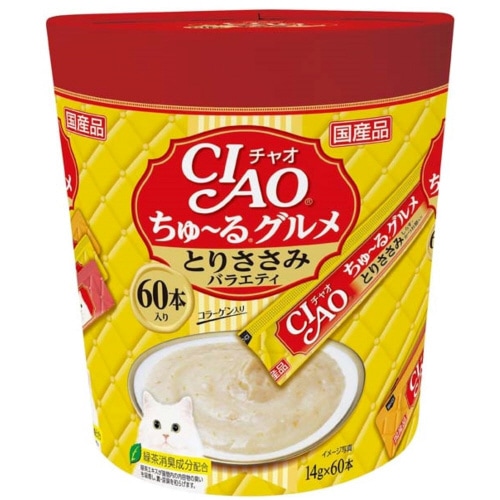 CIAOちゅーるグルメ とりささみバラエ