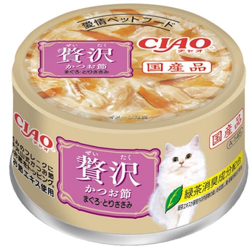 CIAO 贅沢かつお節まぐろ・とりささみ