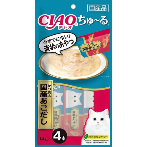 CIAOちゅーる かつお&国産あごだし