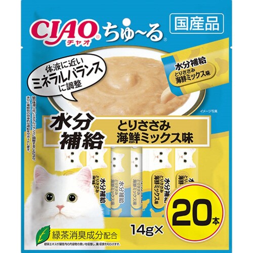 CIAOちゅーる 水分補給とりささみ海鮮