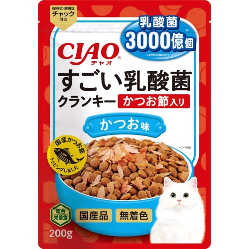 CIAO すごい乳酸菌クランキー かつお×24