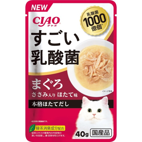 CIAO すごい乳酸菌パウチ まぐろささ