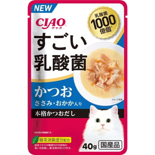 CIAO すごい乳酸菌パウチ かつおささ
