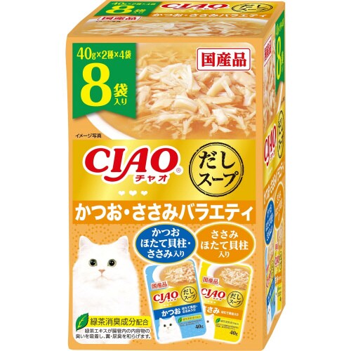CIAO だしスープ かつお・ささみバラ