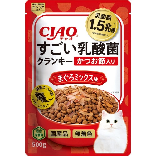CIAO すごい乳酸菌クランキー かつお×12