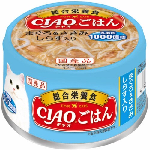 CIAOごはん まぐろ&ささみ しらす入