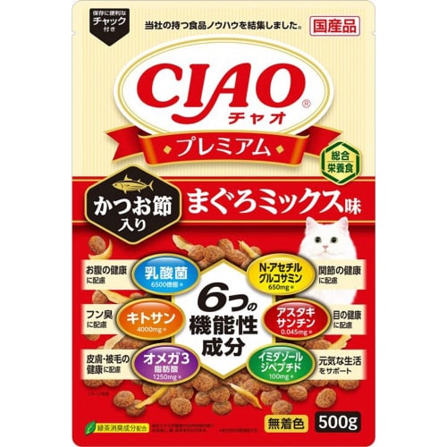 CIAOプレミアム かつお節入り まぐろ