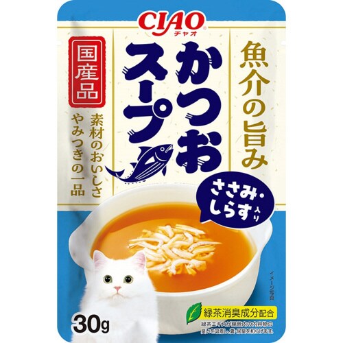 CIAOスープ かつおスープ ささみ・し