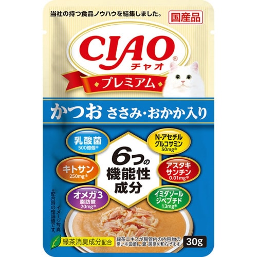 CIAO プレミアム かつお ささみ・お