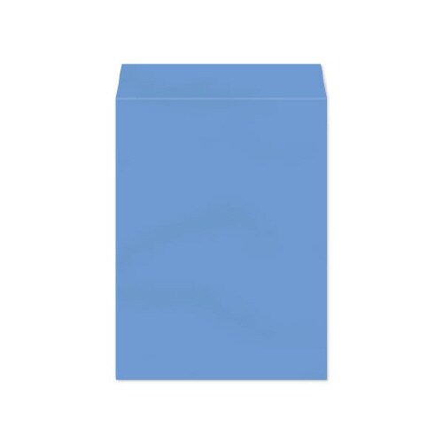 角0封筒 カラークラフトブルー 〒枠なし500枚