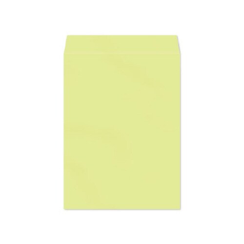 角0封筒 カラークラフトウグイス 〒枠なし500枚