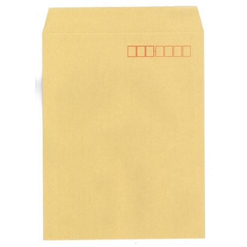 角3封筒 クラフト85 〒枠付500枚