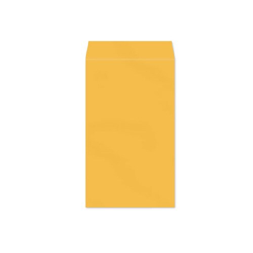 角8封筒カラークラフトオレンジ 〒枠なし1000枚