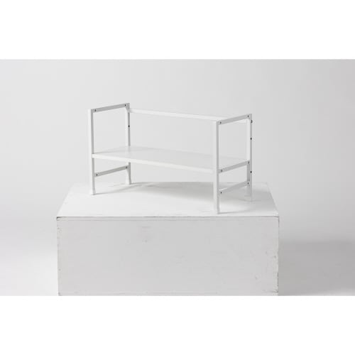 机上台 高さ調整付き ハイタイプ ホワイト