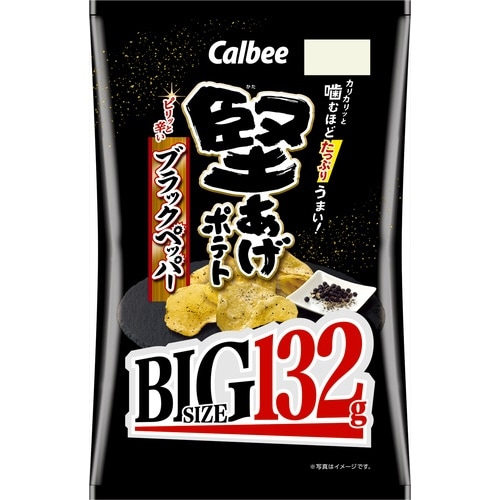 堅あげポテトBペッパーBIG132g×12