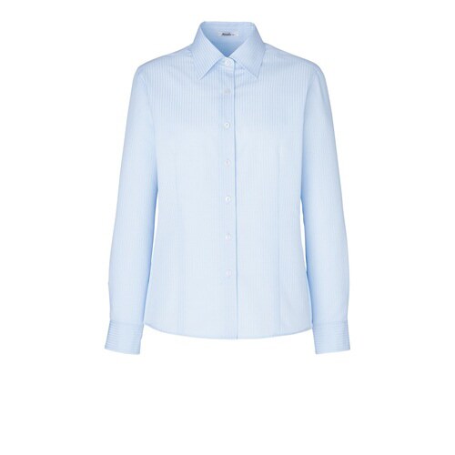 長袖ブラウス ブルー 21号