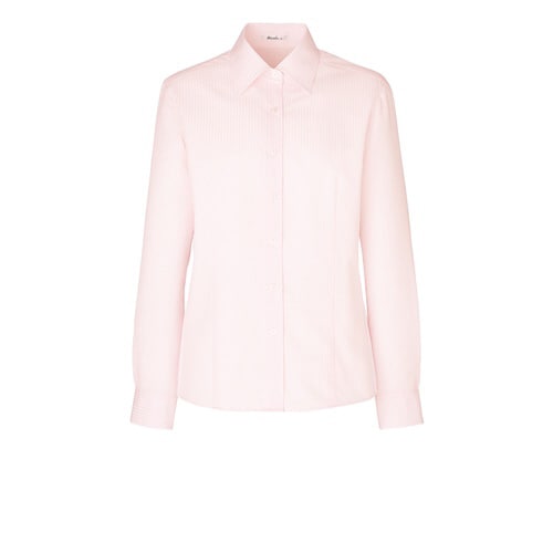 長袖ブラウス ピンク 19号