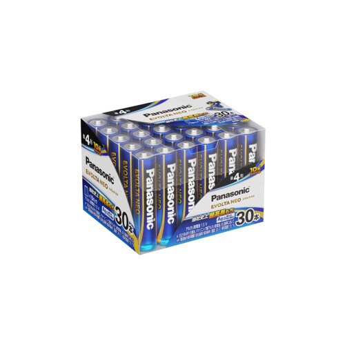 乾電池エボルタNEO 30本 単4