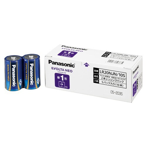 アルカリ乾電池 エボルタNEO単1・10P