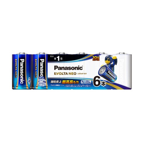 アルカリ乾電池 エボルタNEO 単1 6本入