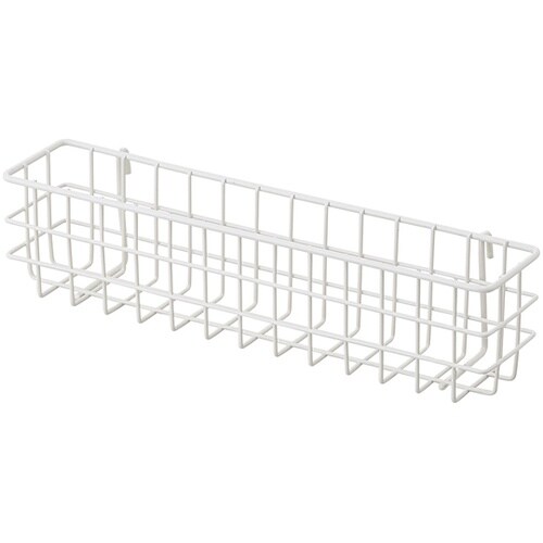 ネット用薄型網カゴ ホワイト 幅42cm