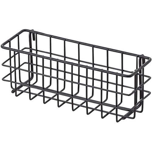 ネット用薄型網カゴ ブラック 幅27cm