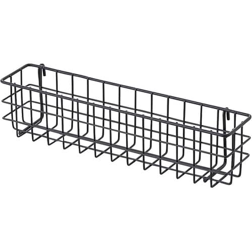 ネット用薄型網カゴ ブラック 幅42cm