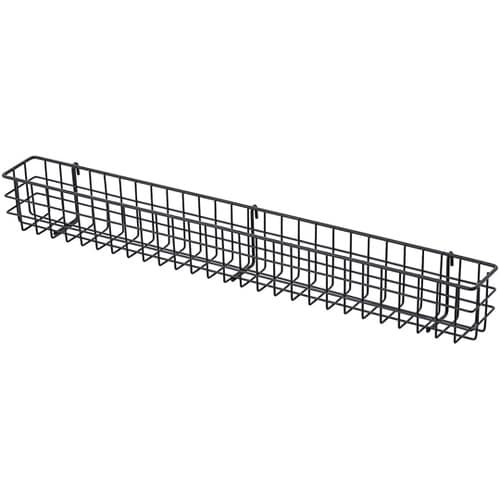 ネット用薄型網カゴ ブラック 幅84cm