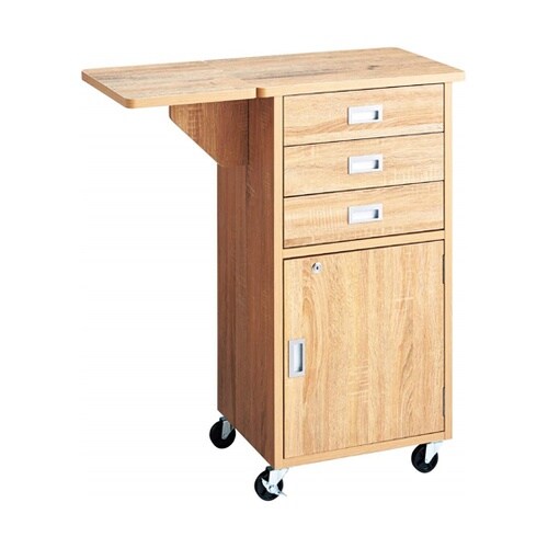 木製作業台 ラスティック柄 片側天板タイ