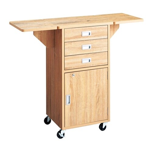 木製作業台 ラスティック柄 両側天板タイ