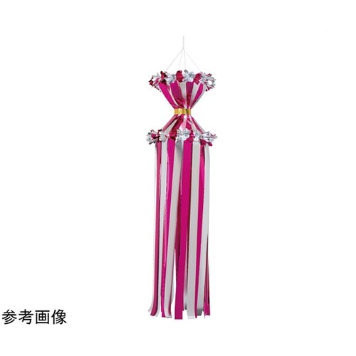 ツヅミメッキ吹き流し ピンク 55−5−