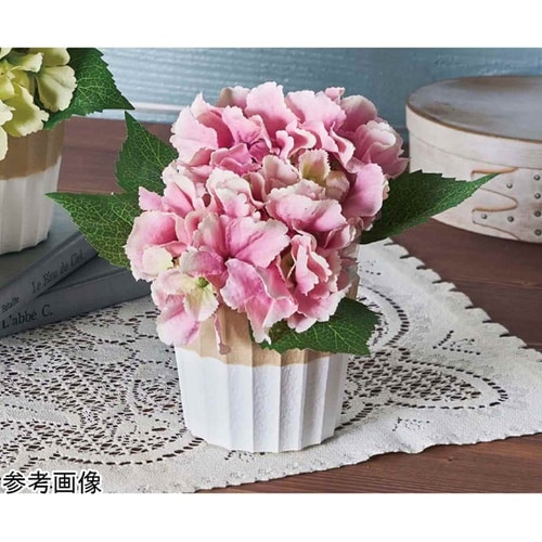 あじさい造花ポット ピンク 55−11−