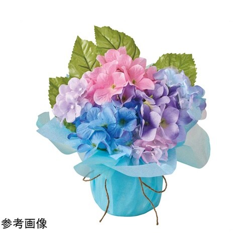 カラフルあじさい造花ラップ 55−12−