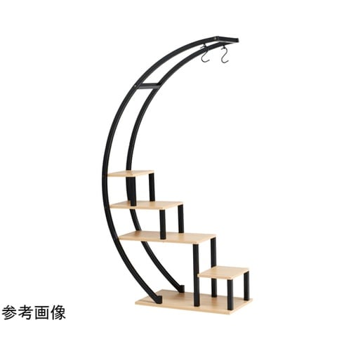 アーチ型ディスプレイラック ブラック 5