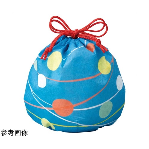 不織布巾着バッグ 水風船 おてだま ブル