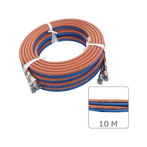 (5+5mm)x10m カプラ付ツインホ