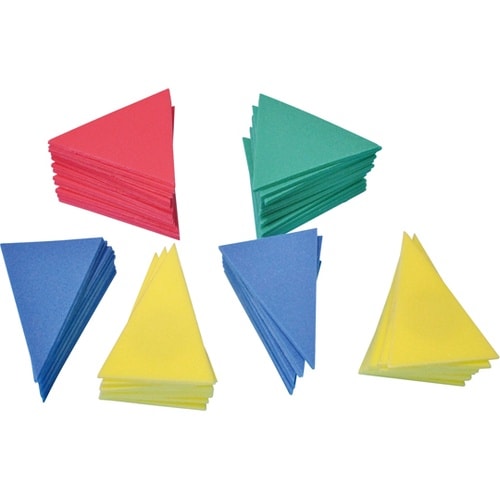 しきつめ色板・教師用 三角形の学習(3年