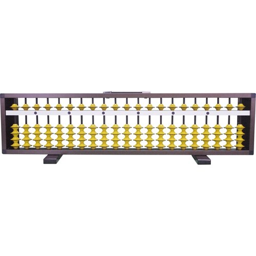 アルミ枠製大そろばん21桁磁石付