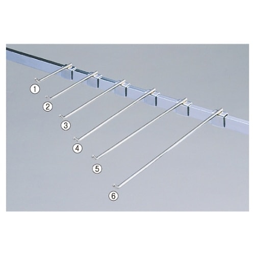 【10本】角バー用 フックハンガー L