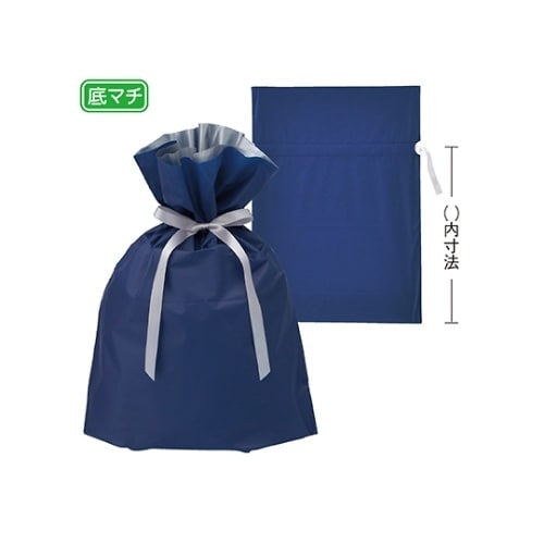 【20枚】梨地リボン付きギフトバッグ ネ