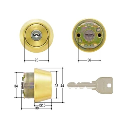 MCY−151 MIWA取替用シリンダー