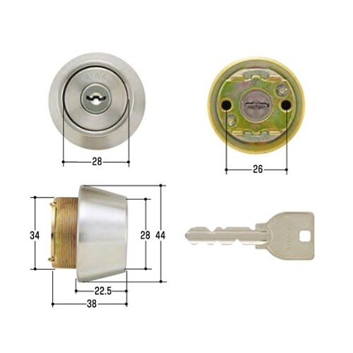 MCY−157 MIWA取替用シリンダー