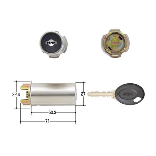 MCY−169 MIWA取替用シリンダー