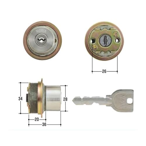 MCY−195 MIWA取替用シリンダー