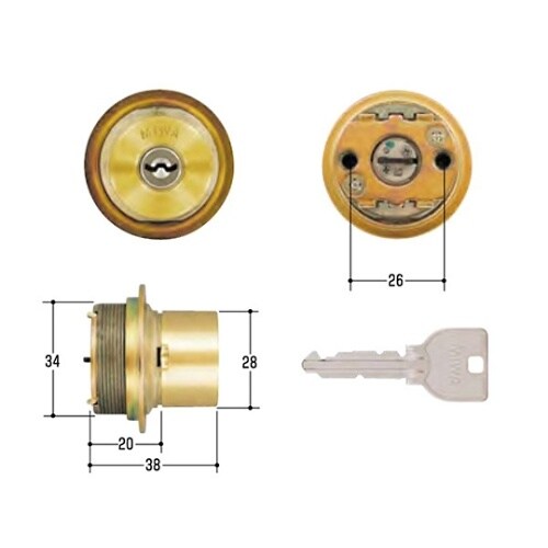 MCY−241 MIWA取替用シリンダー