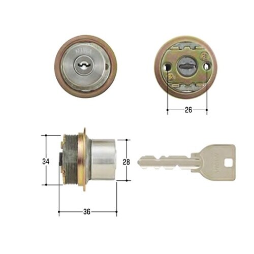 MCY−424 MIWA取替用シリンダー