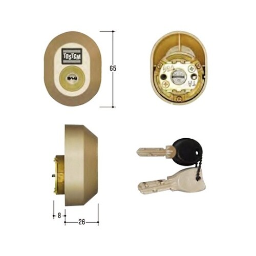 MCY−478 MIWA取替用シリンダー