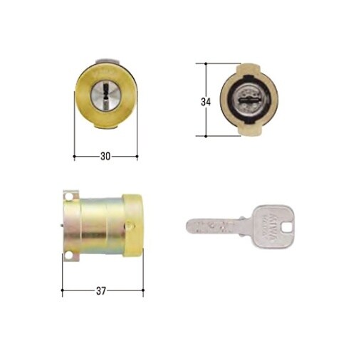 MCY−495 MIWA取替用シリンダー