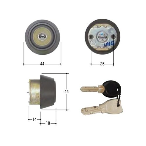 MCY−507 MIWA取替用シリンダー